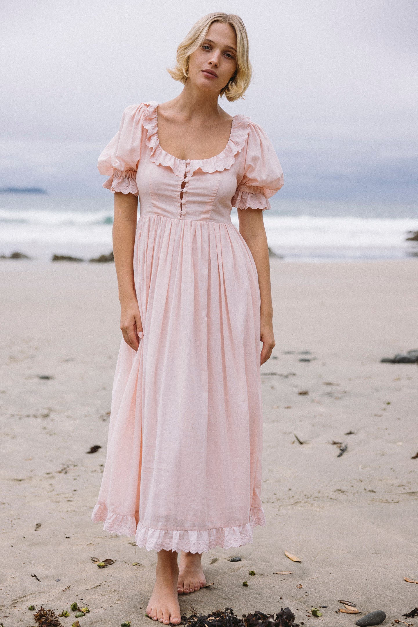 pink audrey dress SUPER YAYA Pink Audrey Midi Dress SUPER YAYA