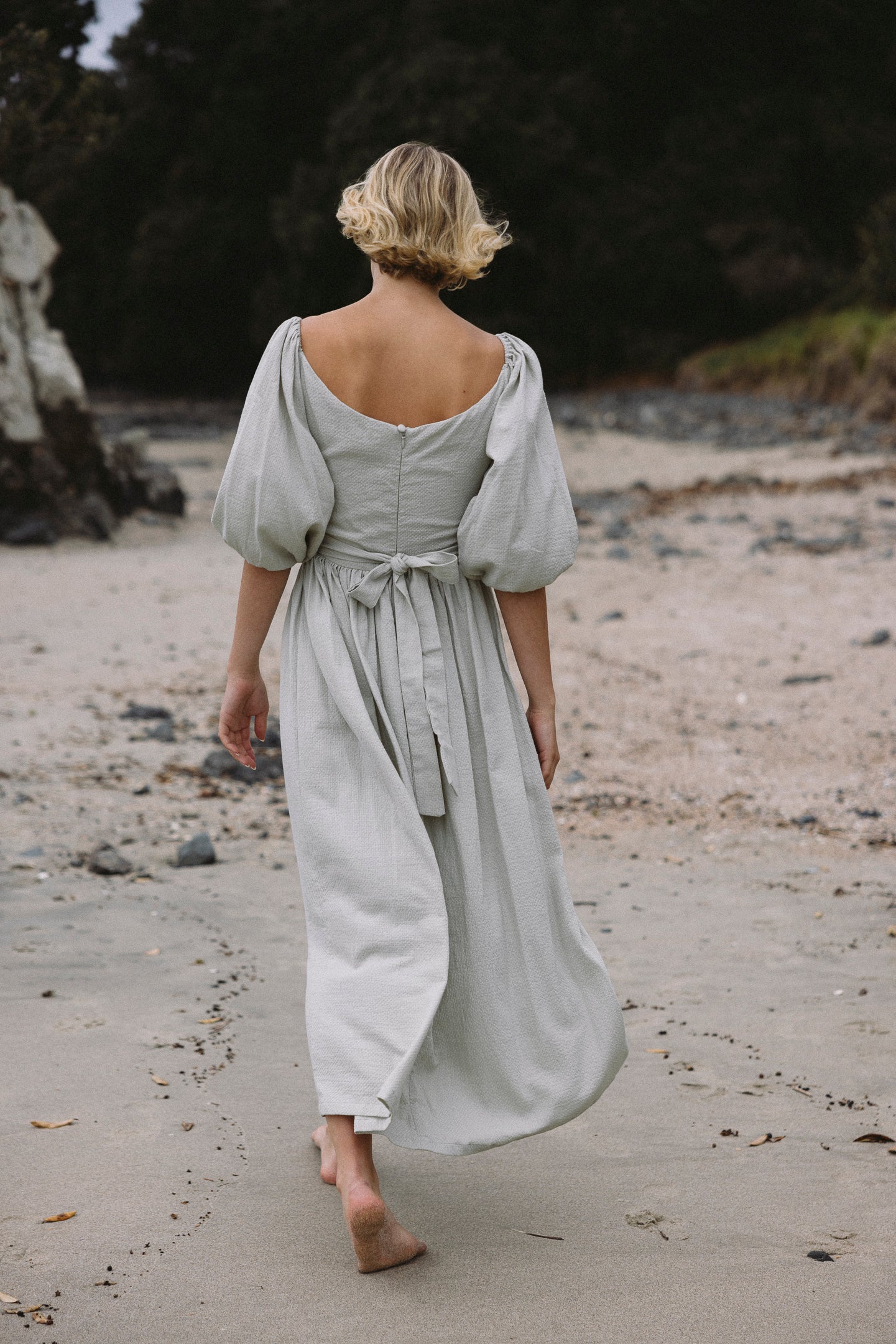 THE BELLFLOWER DRESS IN CLOUD – Kara Thoms Boutique
