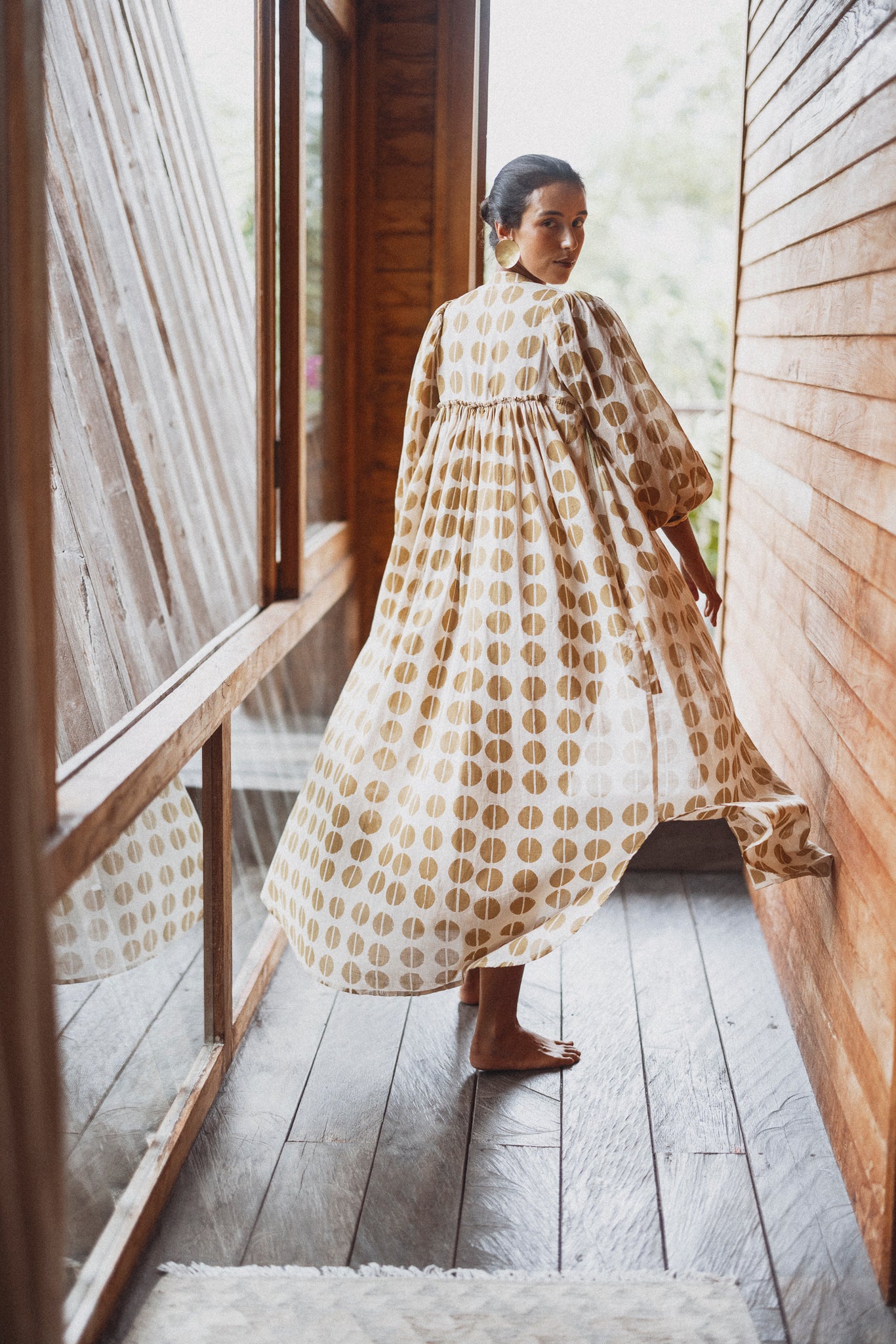 THE AMARIS DRESS in earth