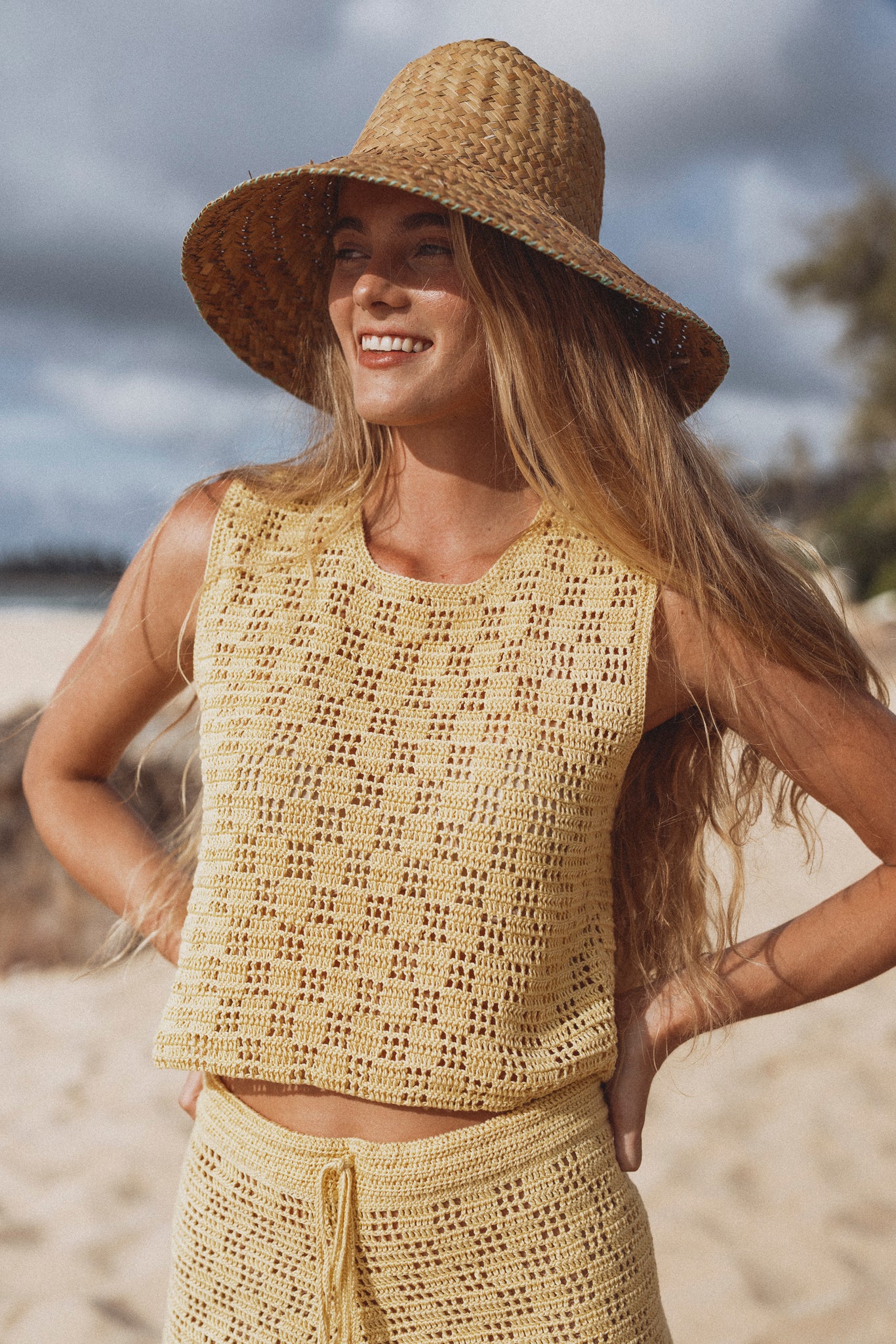 THE PALOMA TOP IN YELLOW