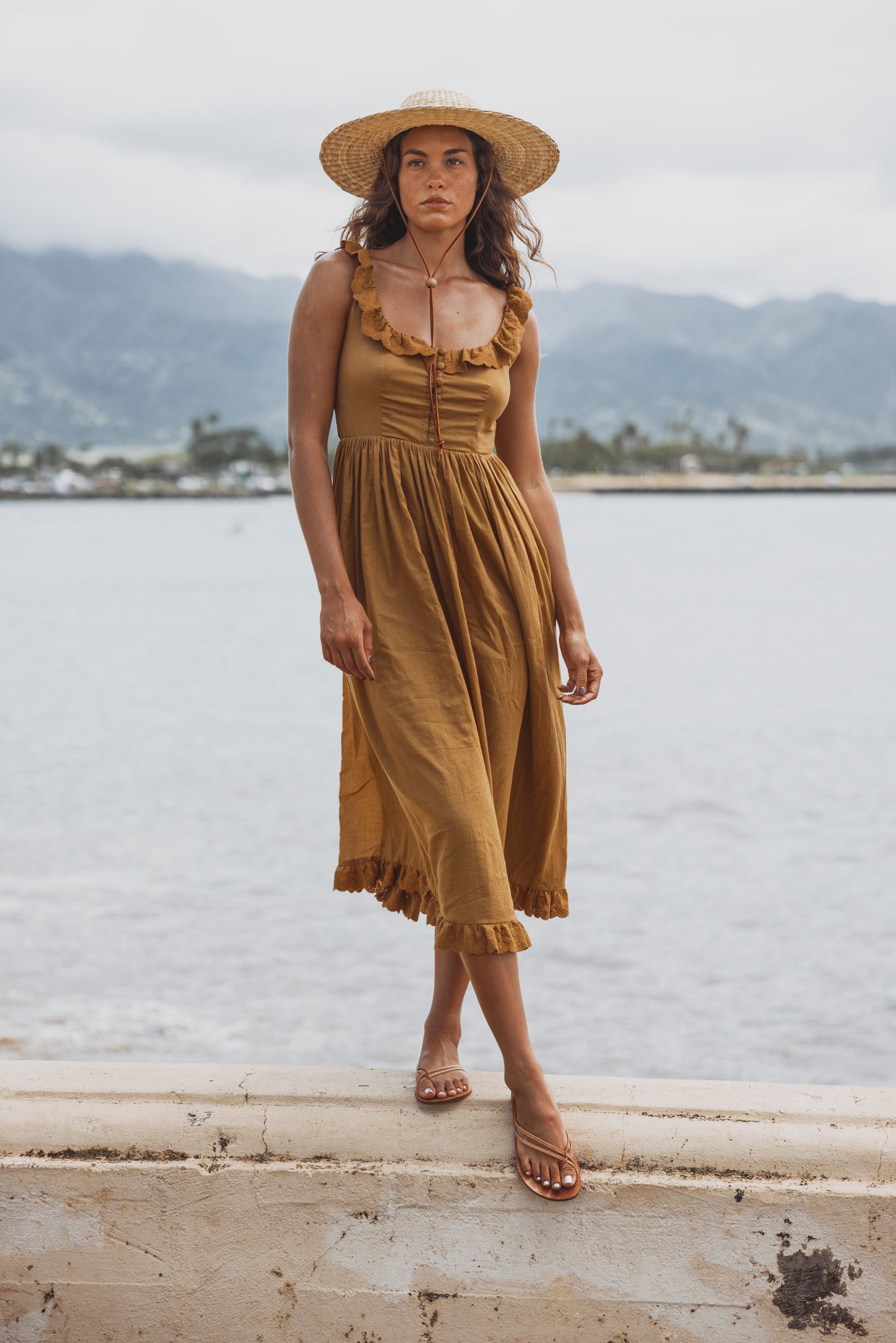 kara linen dress Hale Bob Kara Linen Mini Dress