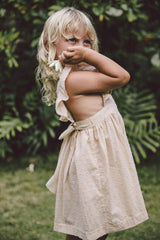 The Penny pinafore in  cream puff