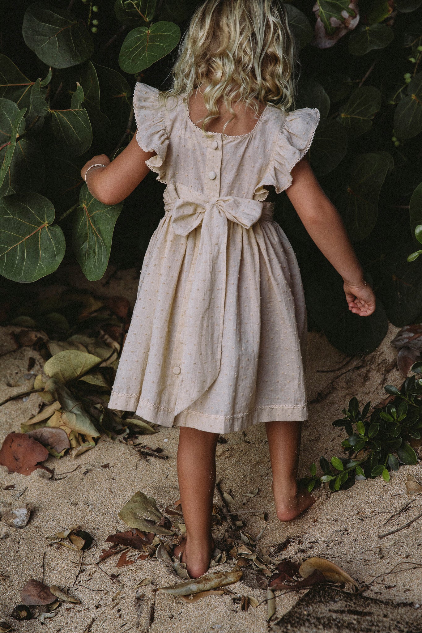 The Penny pinafore in  cream puff