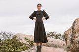 the organic prairie dress in noir