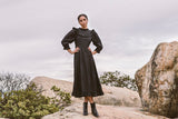 the organic prairie dress in noir