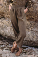 the agnes pant in olive