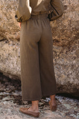the agnes pant in olive