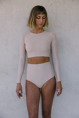 the Anik surf top in latte