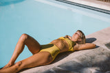 the Luna bottom in mustard