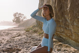 the Anik surf top in sky