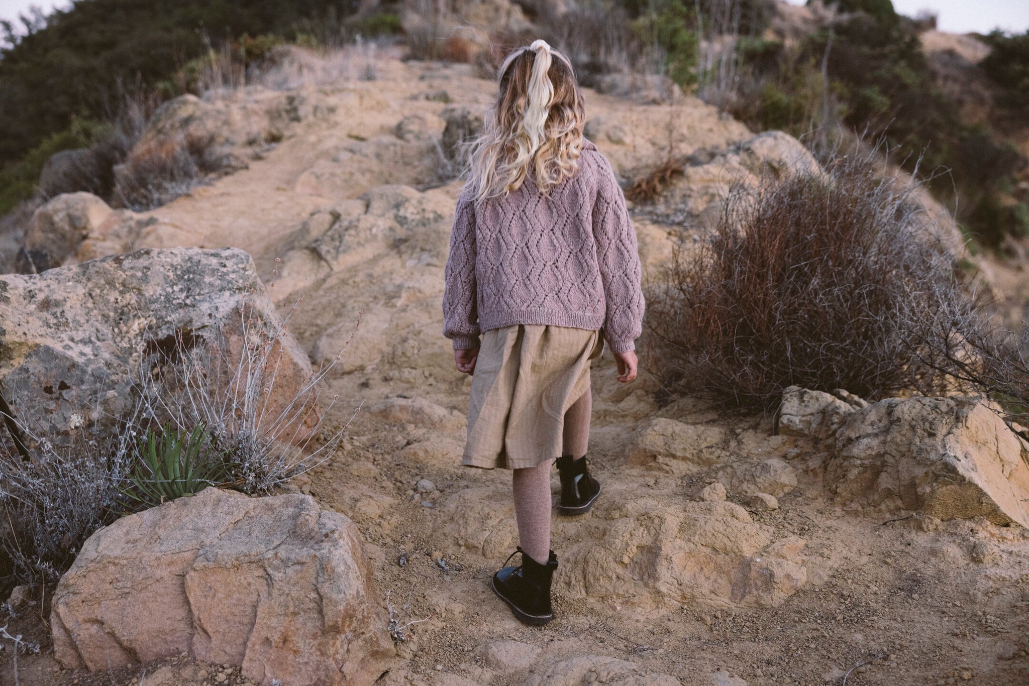 THE FLEUR CARDIGAN IN LAVENDER