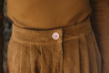 the baye pant in earth corduroy