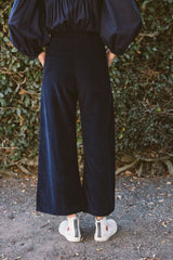 the baye pant in midnight blue corduroy
