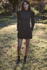 the scarlette dress in noir