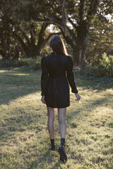 the scarlette dress in noir