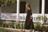 THE BELLFLOWER DRESS IN NOIR