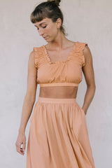 The Linnea top in Clay