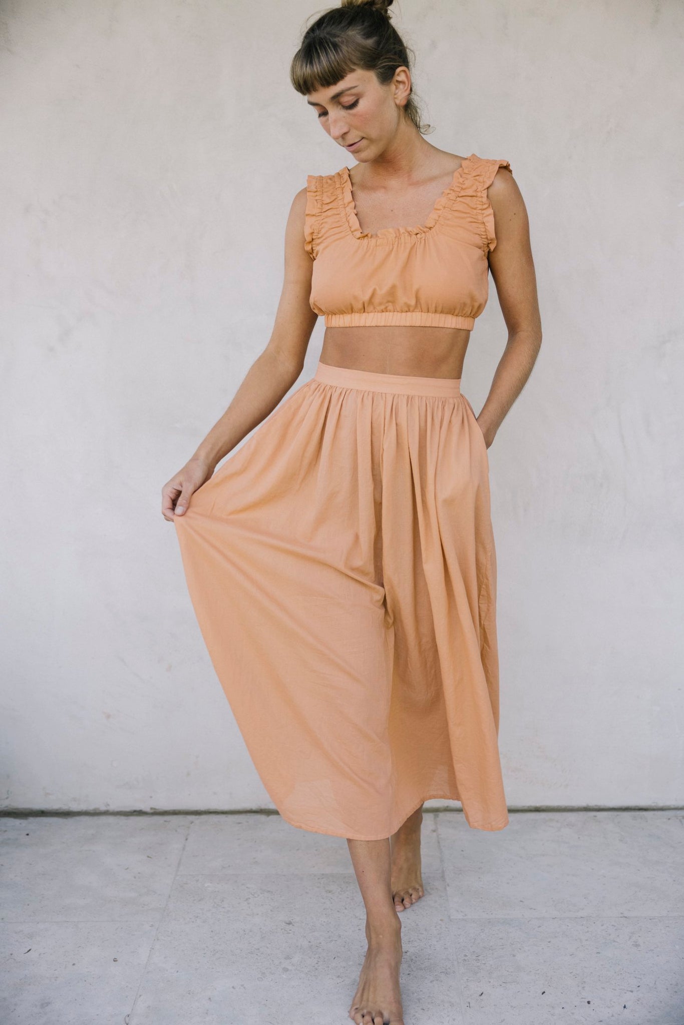 The Linnea top in Clay