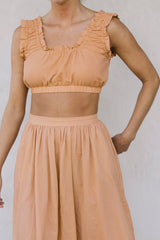 The Linnea top in Clay