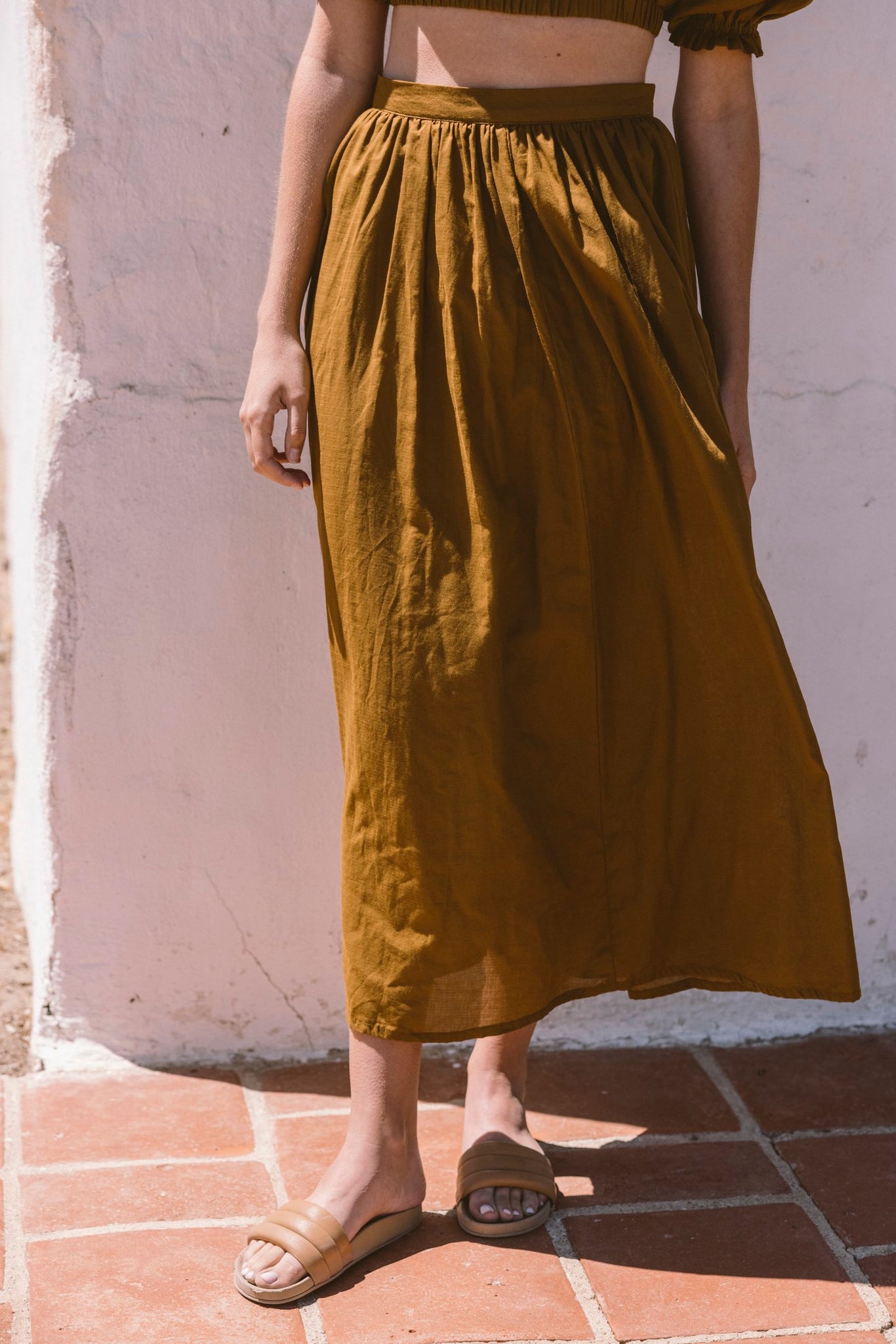 the edie skirt in Earth