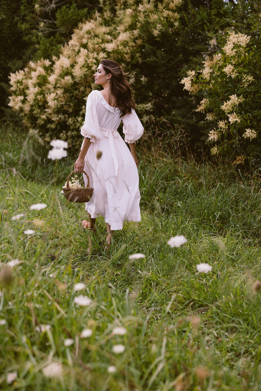 THE AUDREY DRESS IN CREAM – Kara Thoms Boutique