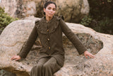 the bessie coat in olive