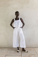 the tali top in blanc