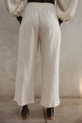 the organic agnes pant in cream