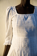 the iris dress in blanc