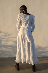 the iris dress in blanc