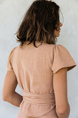 the etta top in golden straw