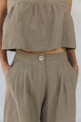 the baye pant in khaki