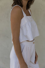 the tali top in cream