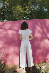 the baye pant in cream