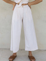 the baye pant in cream