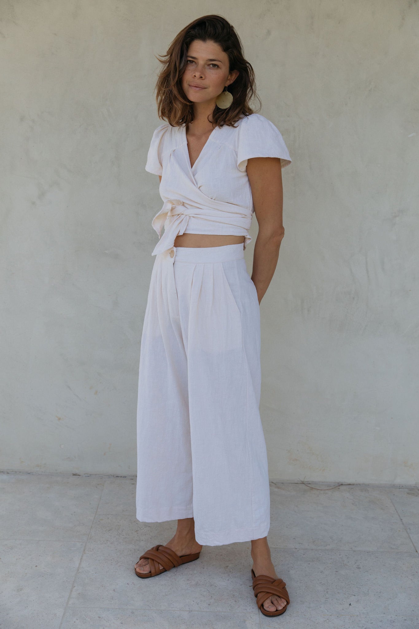 the etta top in cream