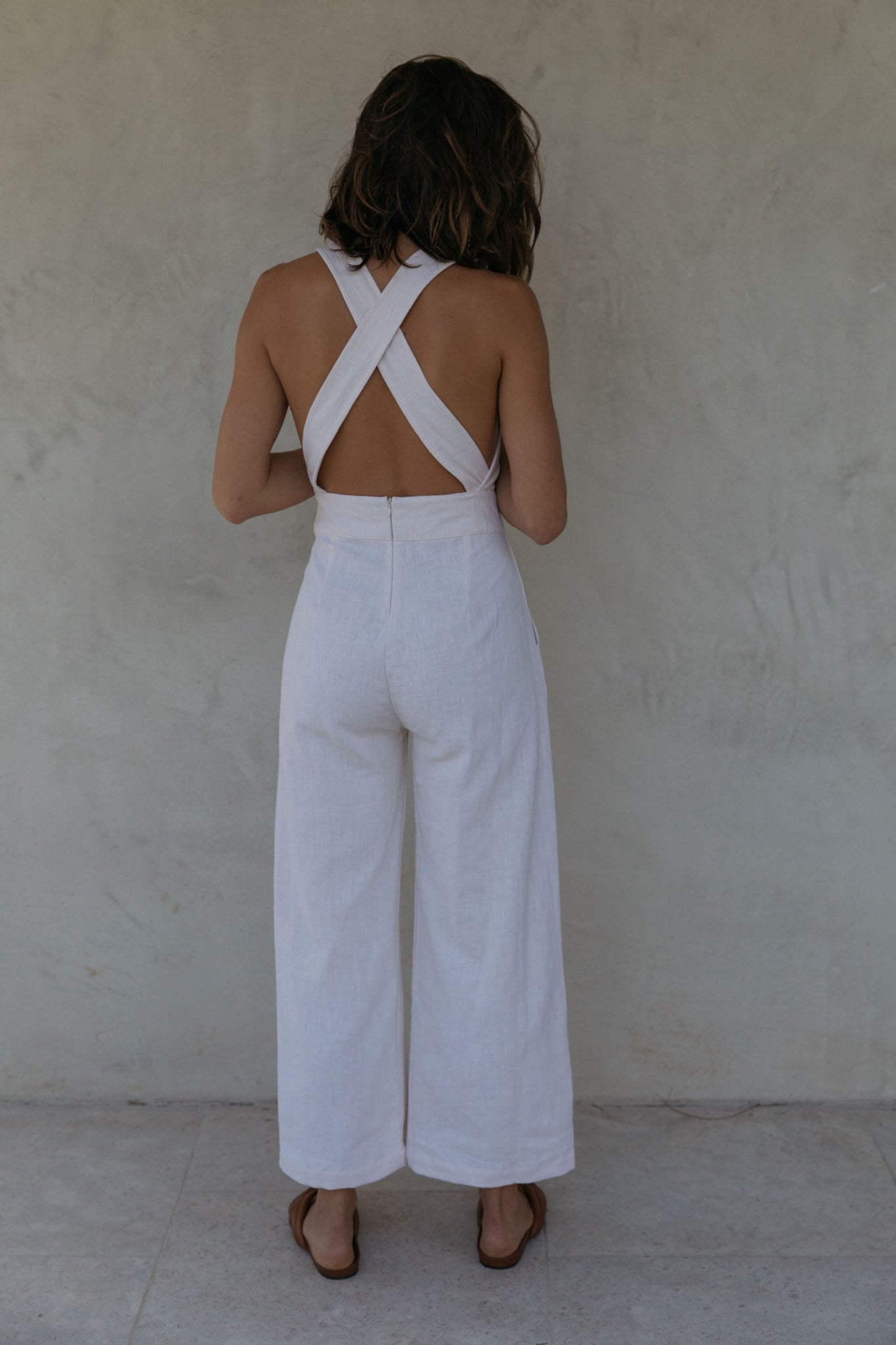 the florian jumpsuit in cream