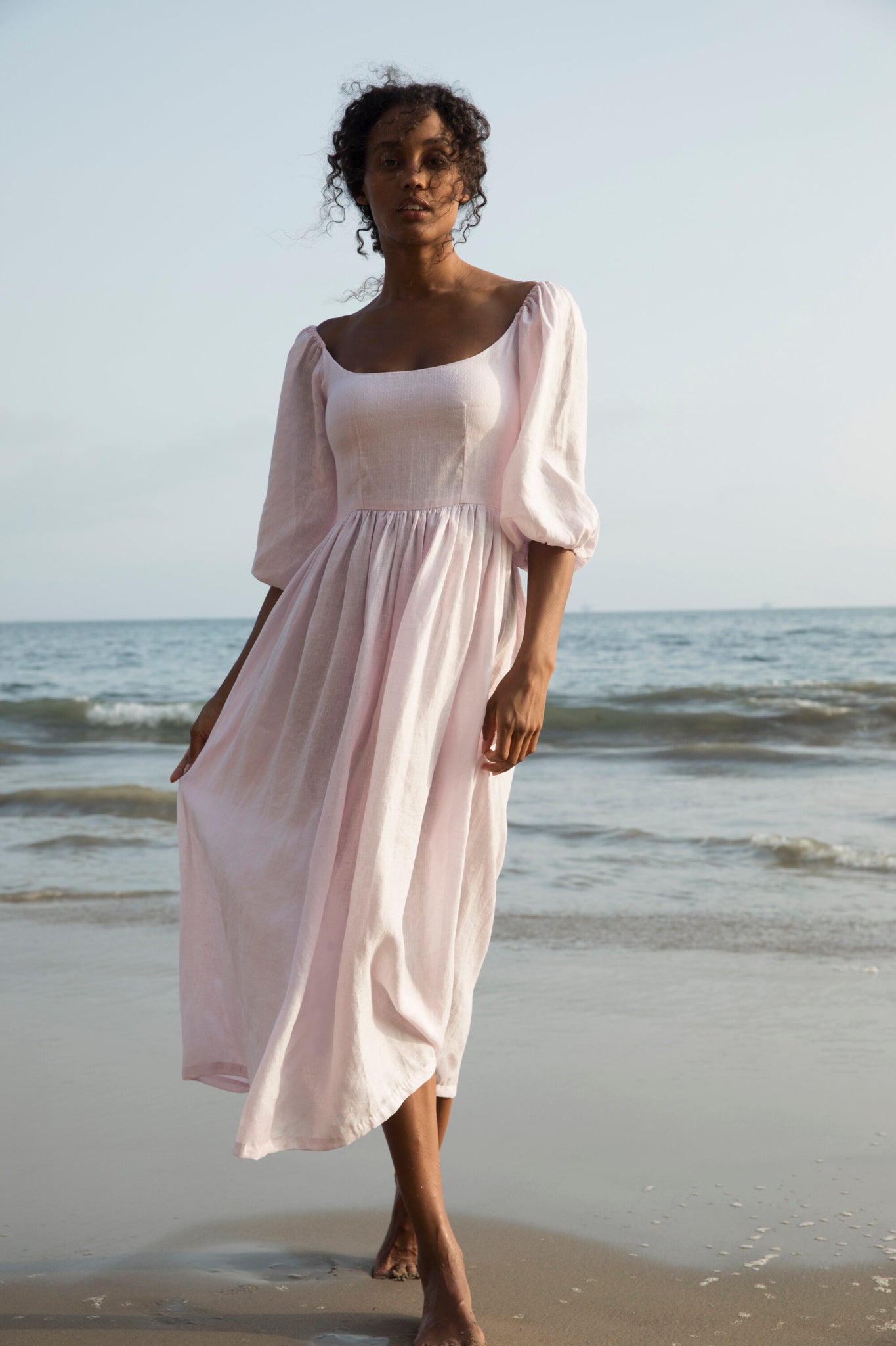 The Bellflower dress in lilac