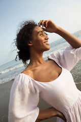 The Bellflower dress in lilac