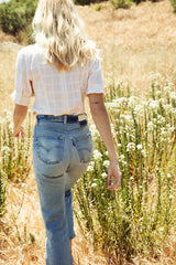 the alice blouse in cream