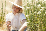 the alice blouse in cream