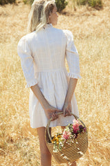 the scarlette dress in cream
