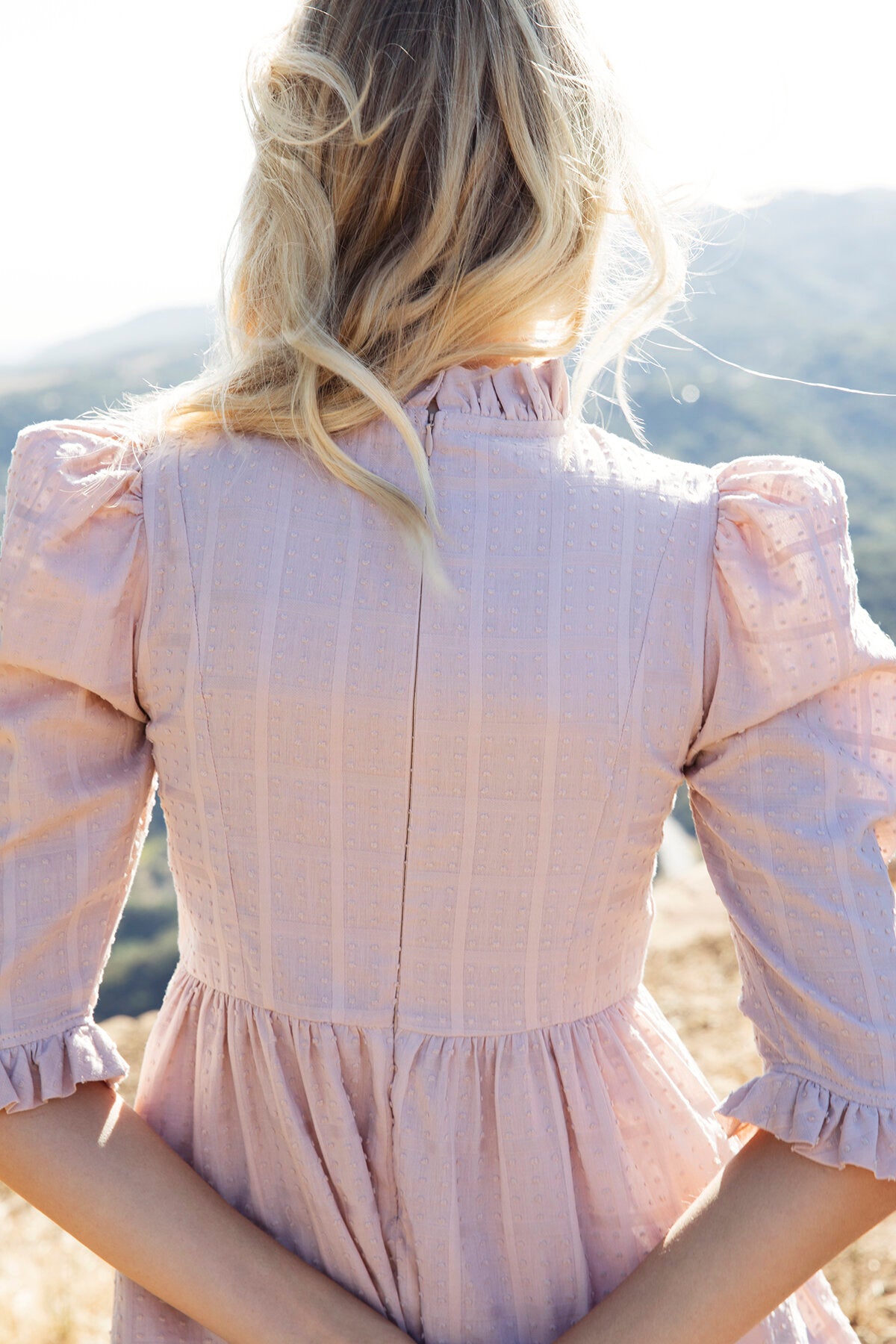 the scarlette dress in blush