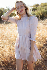 the scarlette dress in blush