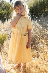 the organic soleil dress in honey